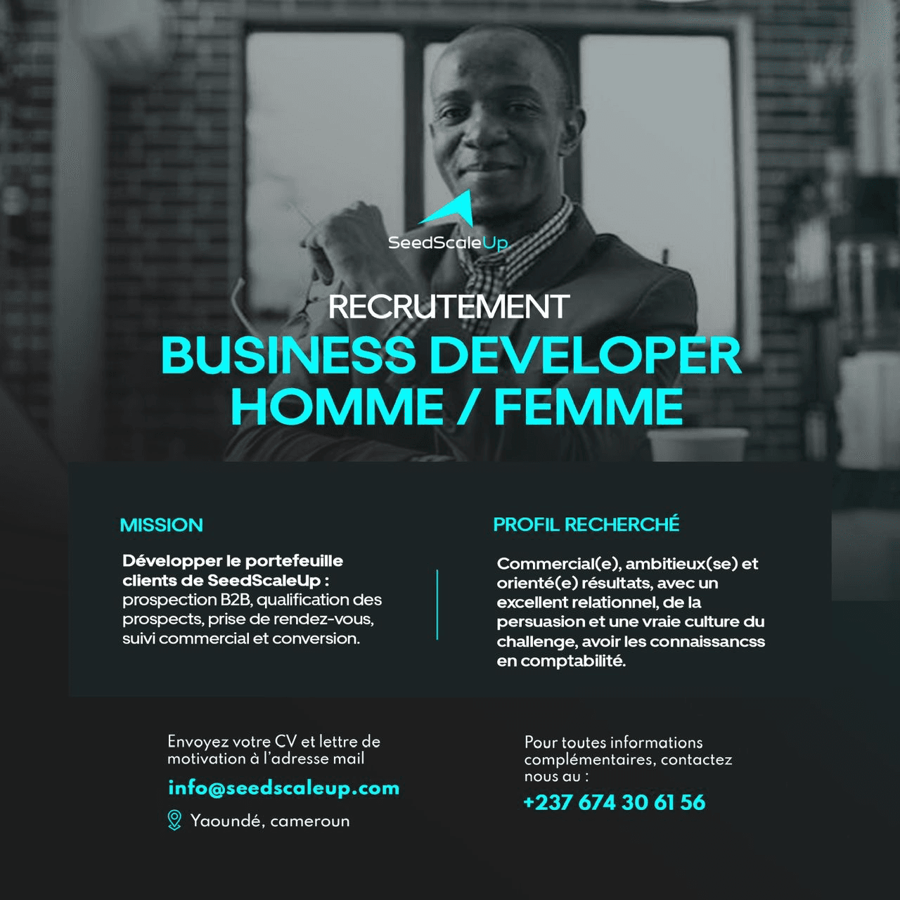 Nous recrutons : Business Developer